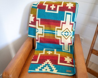 Alpaka Wolldecke aus Ecuador SF| Ultraweiche Decken | Camping Decke | Handwerker Decke | Queen Alpaka Decke | SANTA FE