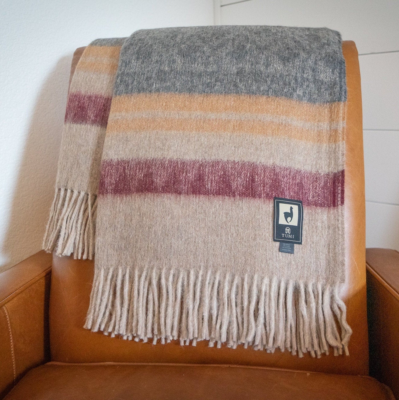 TUMI Peruvian Throw Blanket Alpaca Wool Blanket luxury Etsy