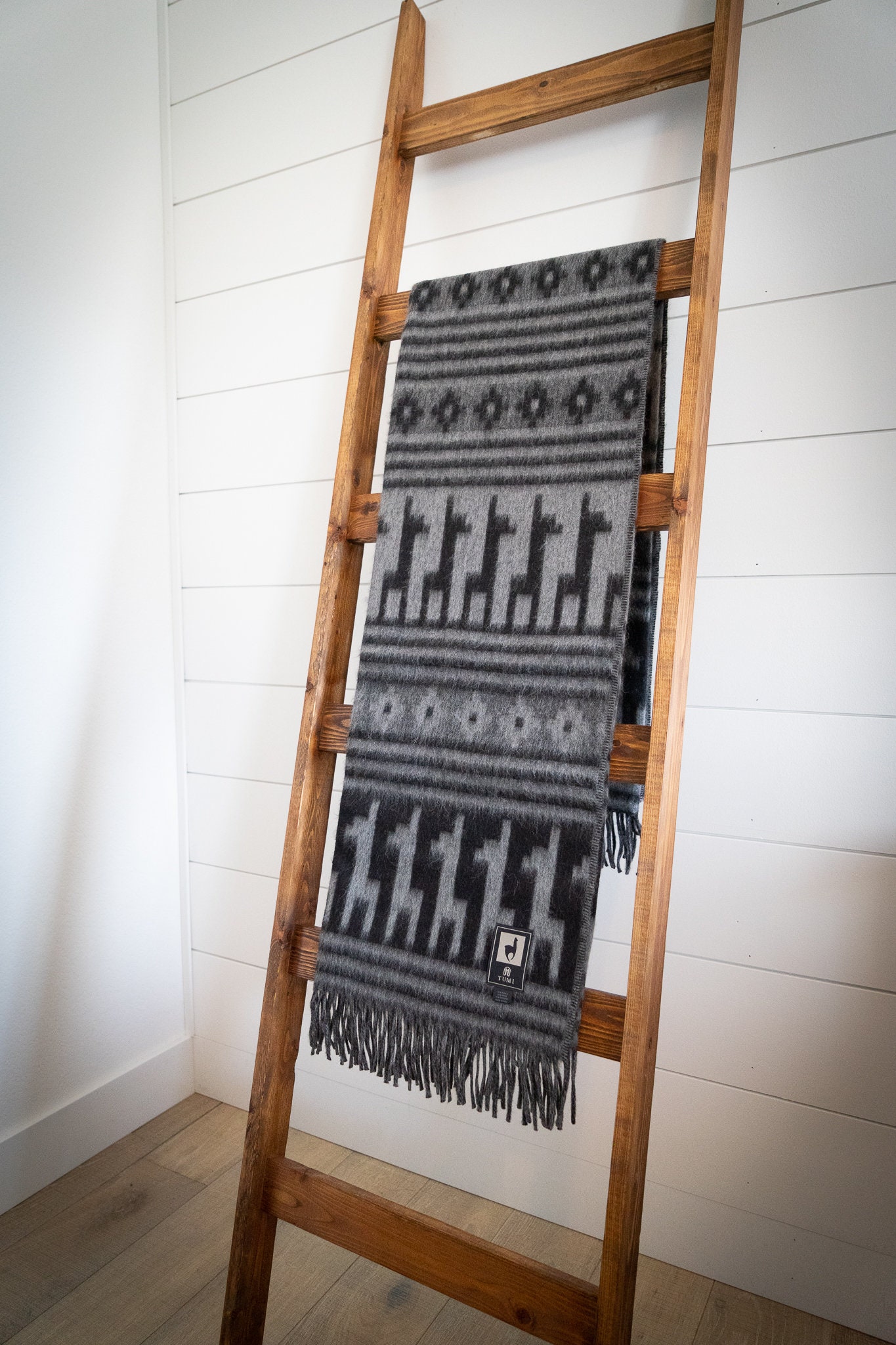 TUMI Peruvian Throw Blanket Alpaca Wool Blanket BLACK Etsy