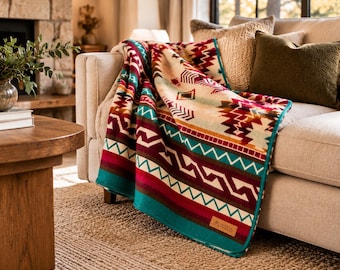 Alpaca Wool Queen Blanket – Handmade Ecuador Artisan Throw | Luxury Wool Blanket Gift for Her