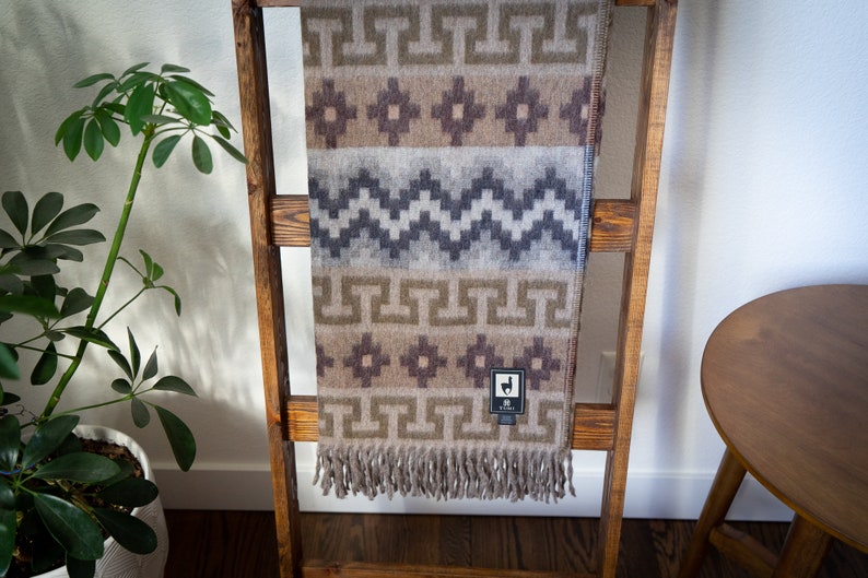 TUMI Peruvian Throw Blanket Alpaca Blanket Handmade Luxury Etsy