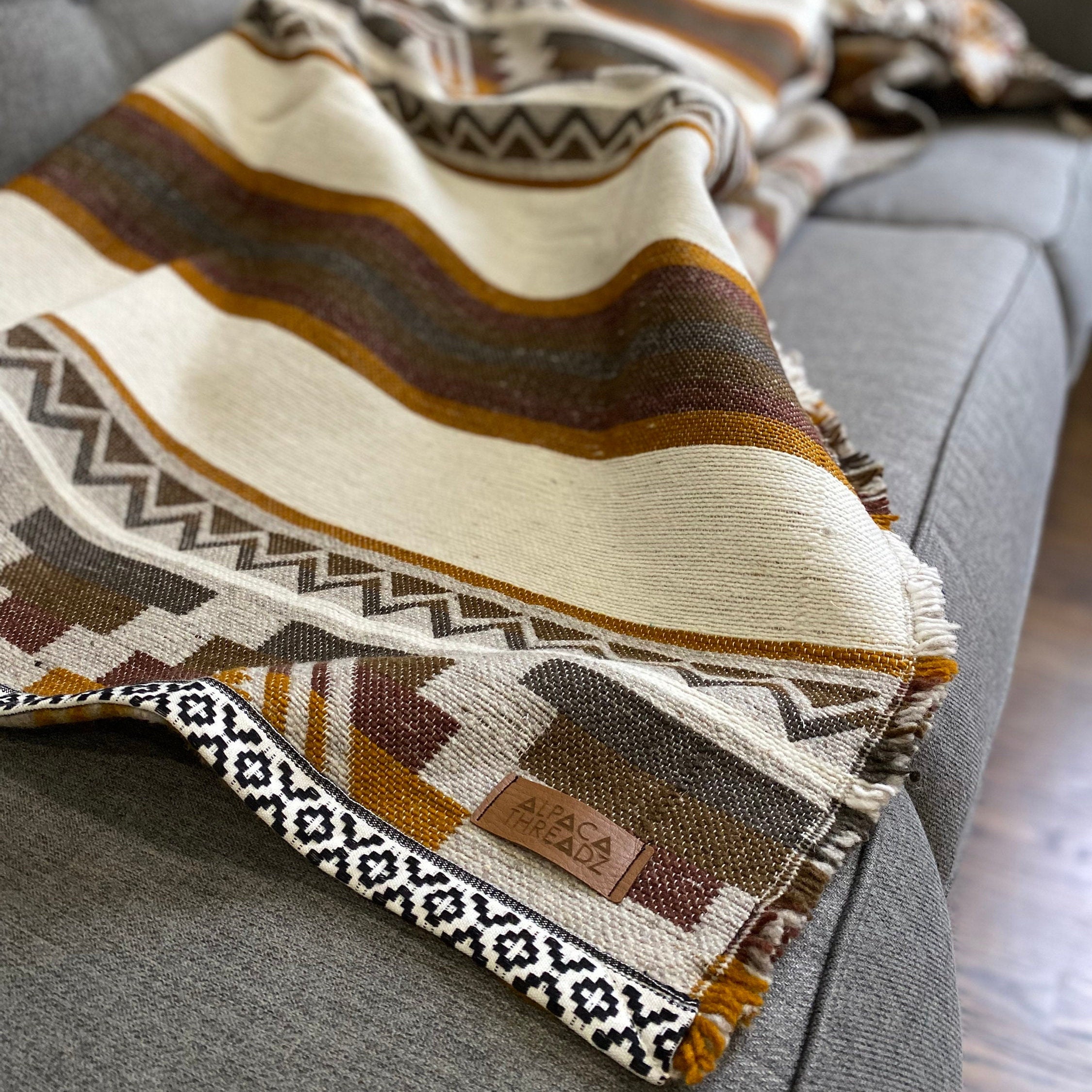 Artisan Wool Blanket Heavy Weight 100 Wool Ultra Soft & Etsy