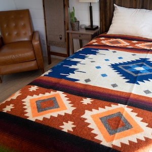 Alpaca Wool Blanket from Ecuador | Ultra-soft blankets | Camping Blanket | Artisan Blanket | Queen Alpaca Blanket | MOAB