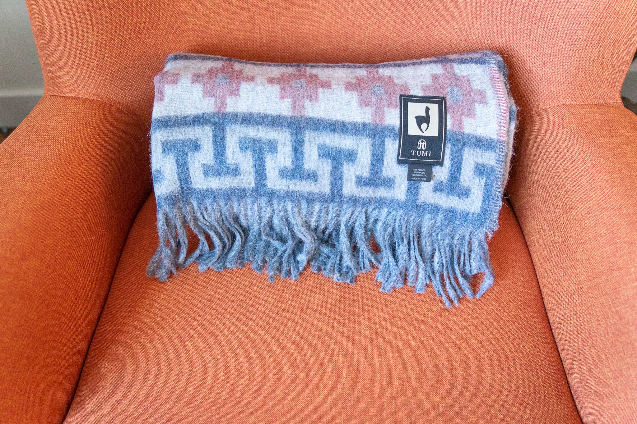 TUMI Peruvian Throw Blanket Alpaca Blanket Handmade Luxury Etsy