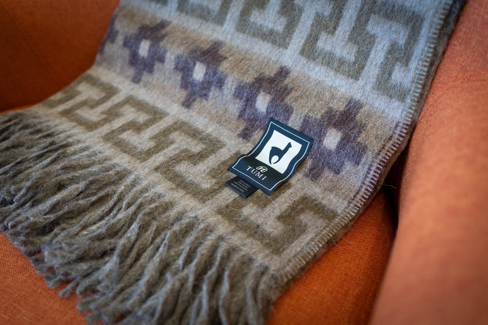 TUMI Peruvian Throw Blanket Alpaca Blanket Handmade Luxury Etsy