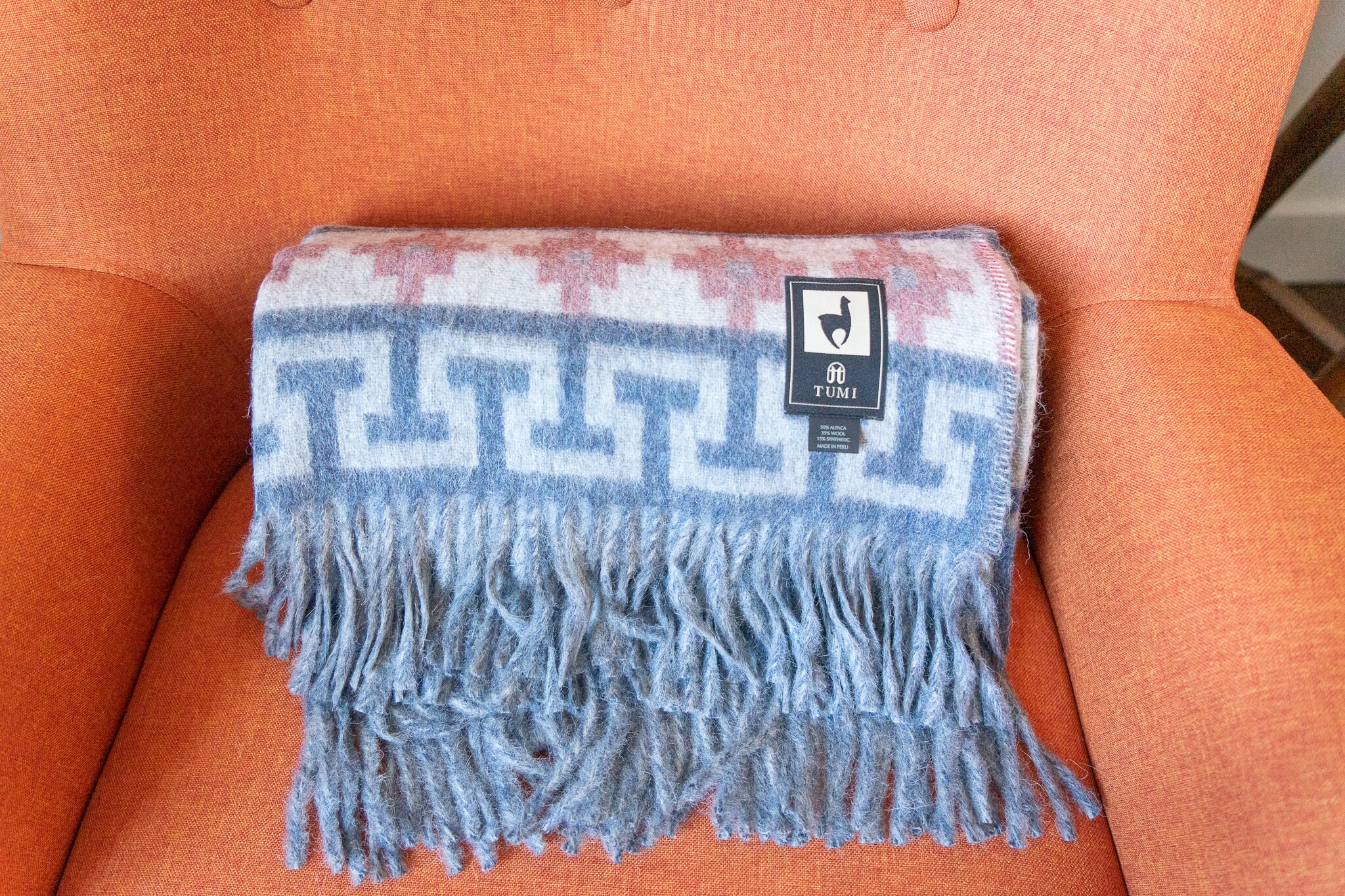 TUMI Peruvian Throw Blanket Alpaca Blanket Handmade Luxury Etsy