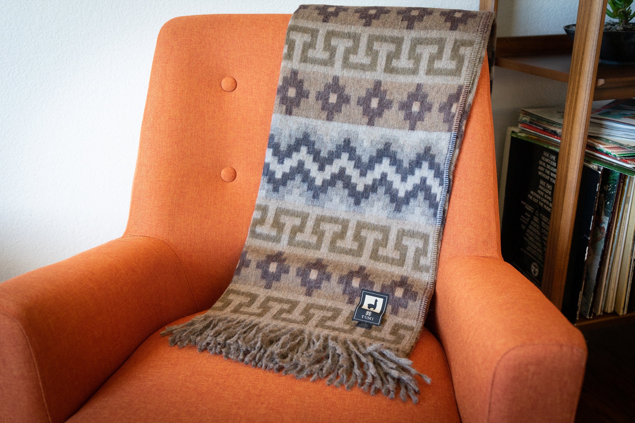 TUMI Peruvian Throw Blanket Alpaca Blanket Handmade Luxury Etsy