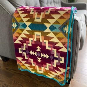Alpaca Wool Blanket from Ecuador | Ultra-soft blankets | Camping Blanket | Artisan Blanket | Queen Alpaca Blanket | PRISM