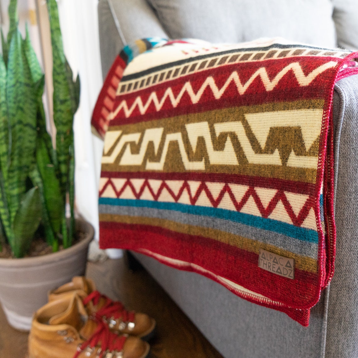 Alpaca Wool Blanket from Ecuador Ultrasoft blankets Etsy