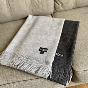 100% Pure Baby Alpaca Wool Throw Blanket | Premium Line of Alpaca Throws | Woven from the finest baby alpaca Fibers | Luxury Gift Blanket