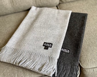 100% Pure Baby Alpaca Wool Throw Blanket | Premium Line of Alpaca Throws | Woven from the finest baby alpaca Fibers | Luxury Gift Blanket