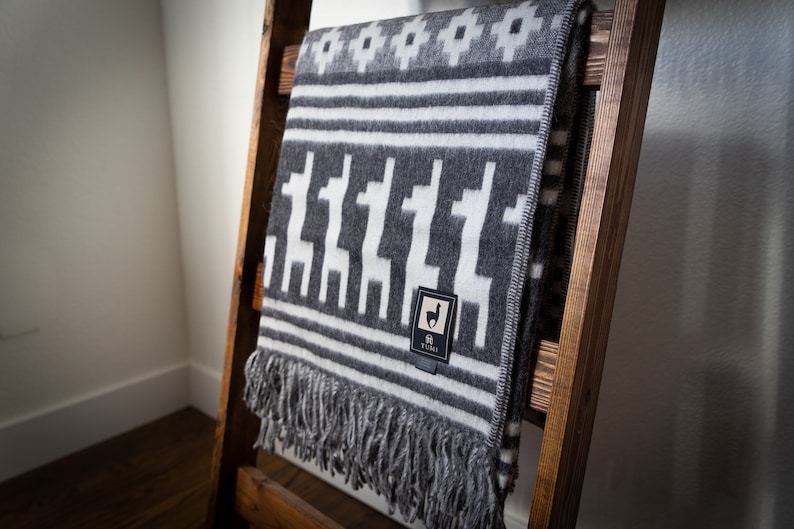 TUMI Peruvian Throw Blanket Alpaca Blanket Handmade Luxury Etsy