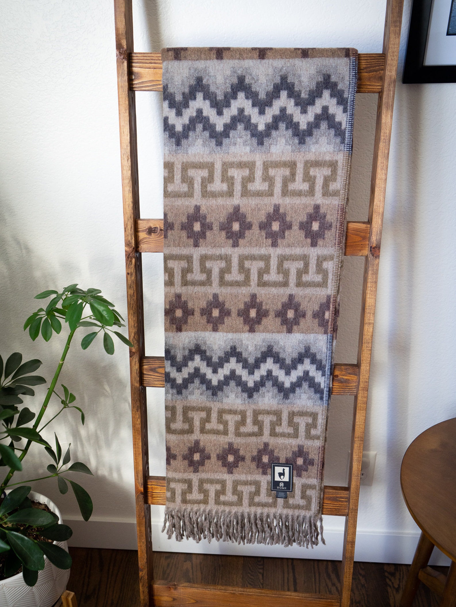 TUMI Peruvian Throw Blanket Alpaca Blanket Handmade Luxury Etsy