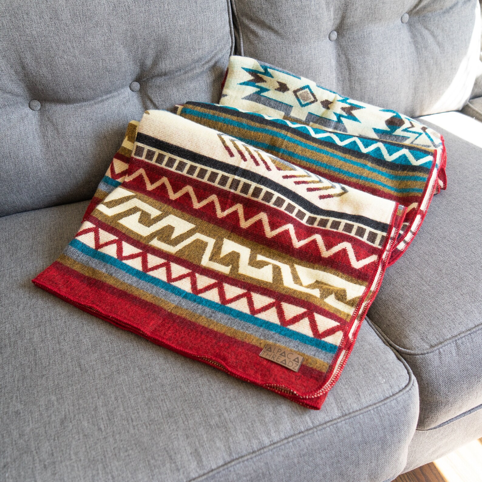 Alpaca Wool Blanket from Ecuador Ultrasoft blankets Etsy