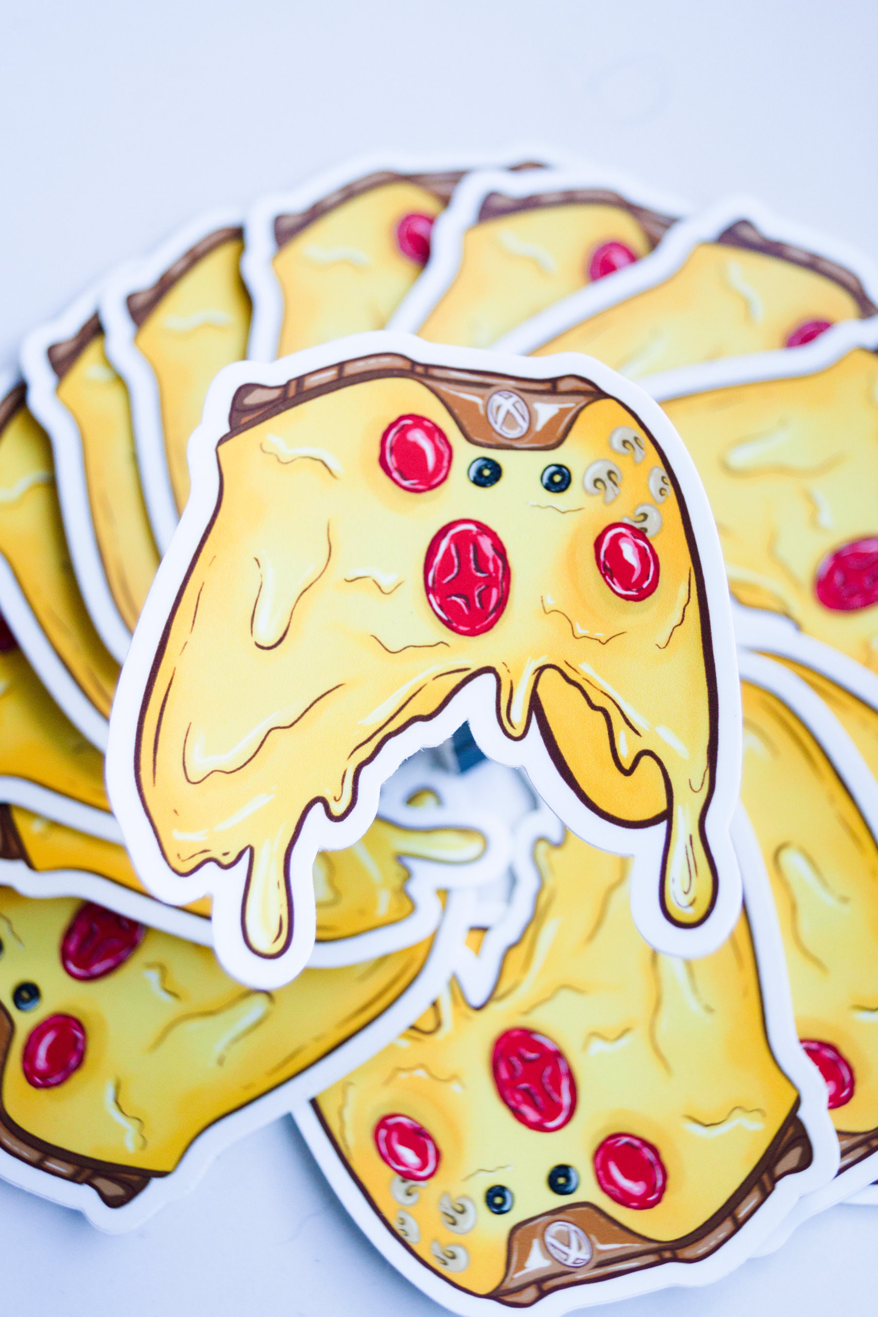 Pizza Xbox Controller Gamer Video Game Sticker Etsy