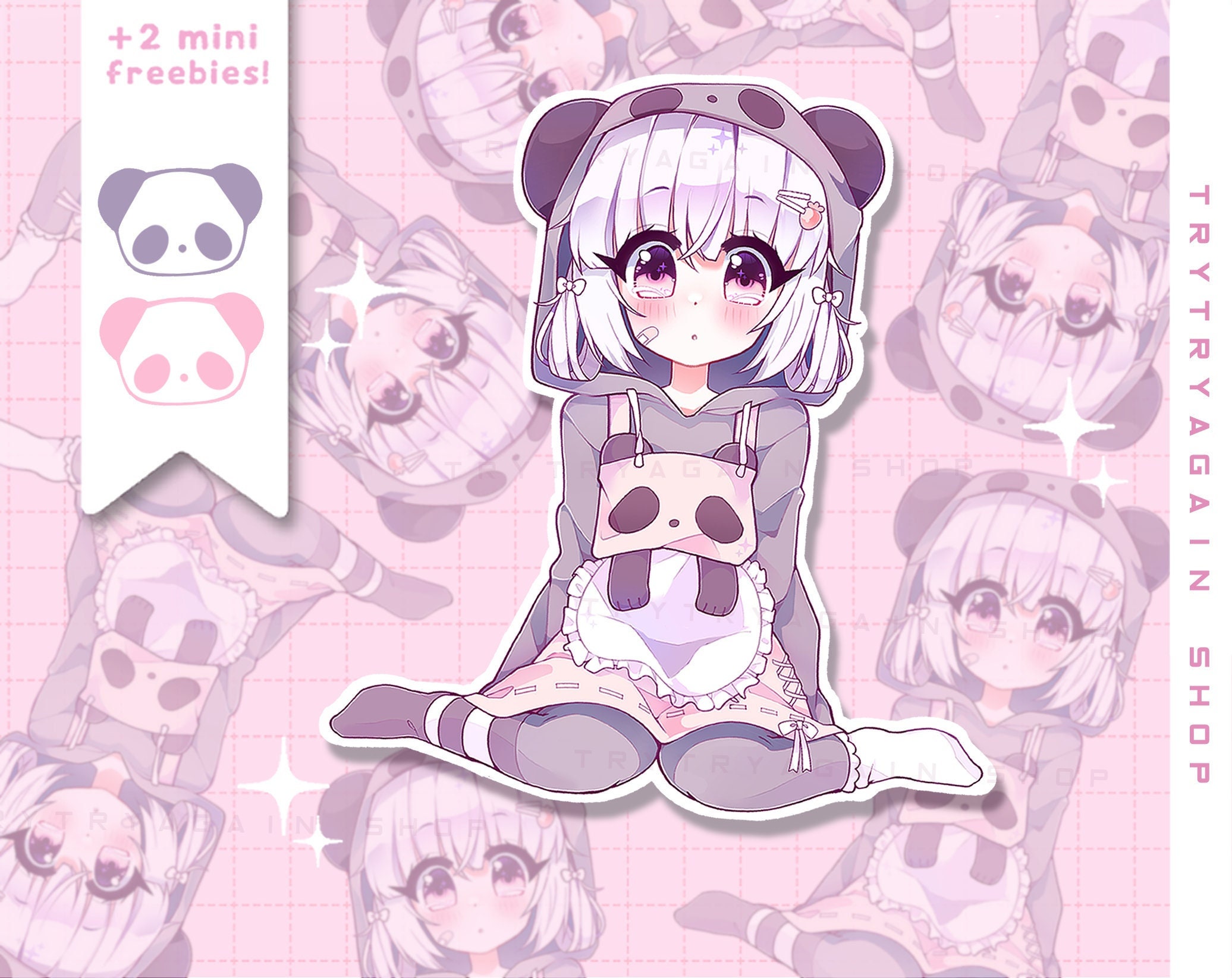 Nice Anime Girl Aesthetic Uwu Sticker - Nice Anime Girl Aesthetic
