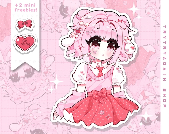 Aesthetic Pink Anime decals/decal id