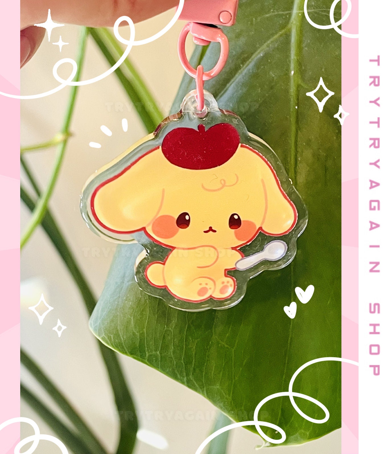 Cozy Friends Keychains! Cute and Friends Inch Clear Acrylic Keychains ...