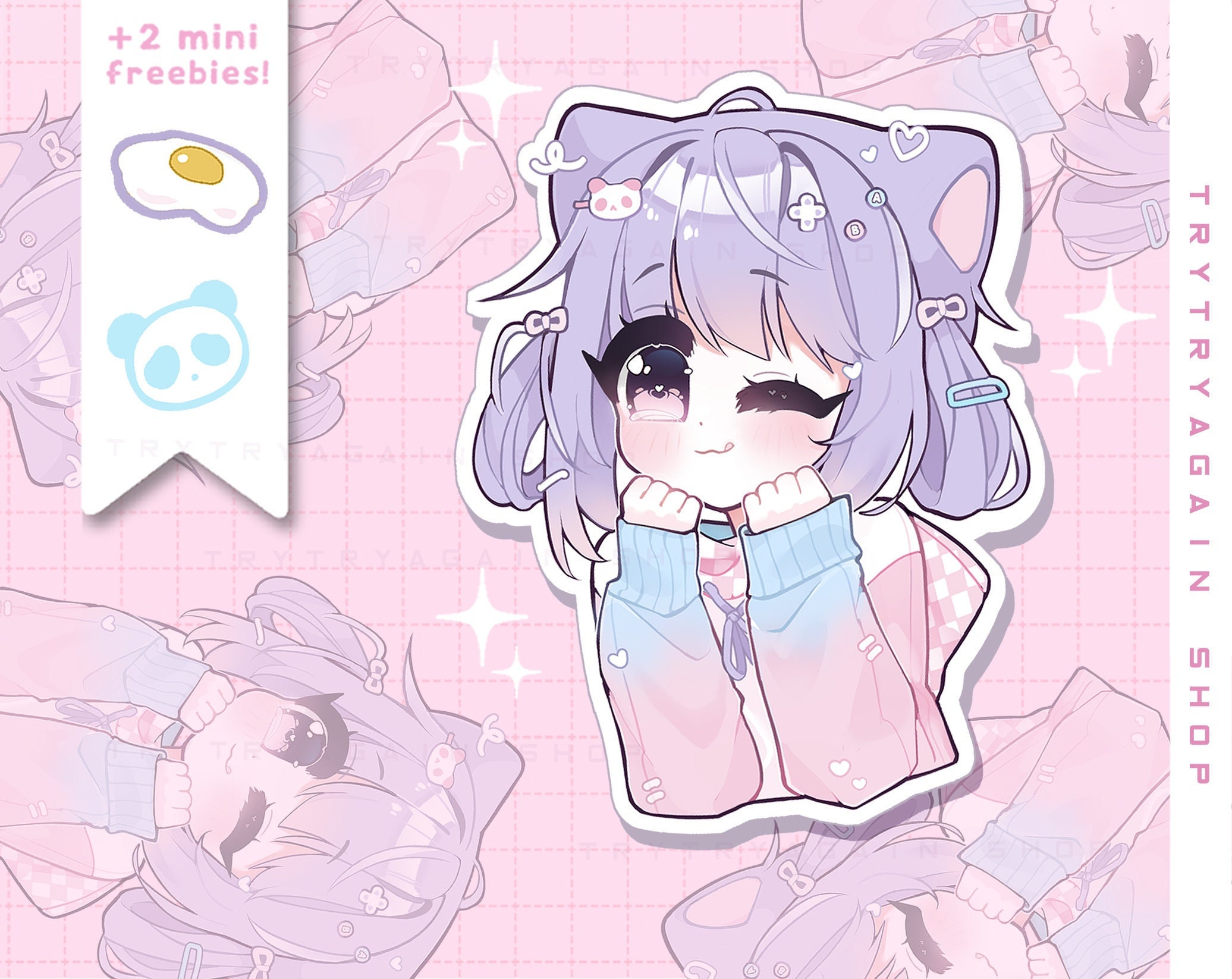 Nice Anime Girl Aesthetic Uwu Sticker - Nice Anime Girl Aesthetic