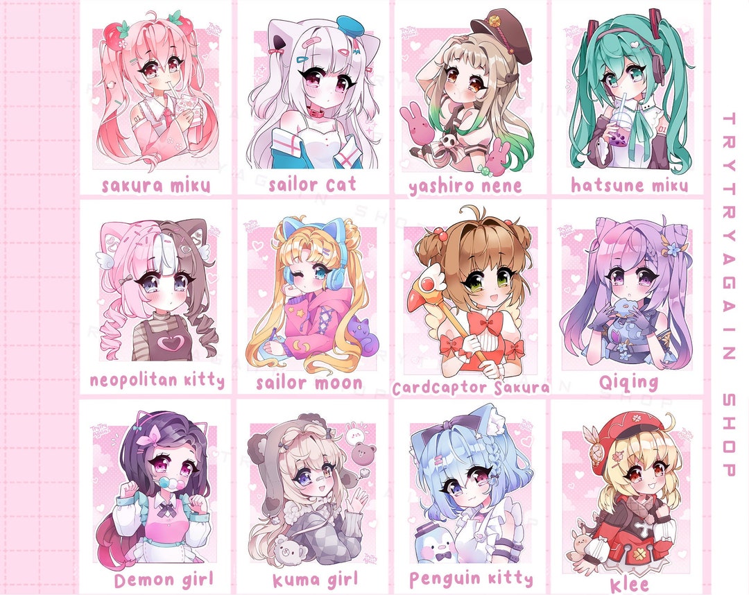 Aesthetic Anime Girl Pfp Postcard for Sale by Cute-World