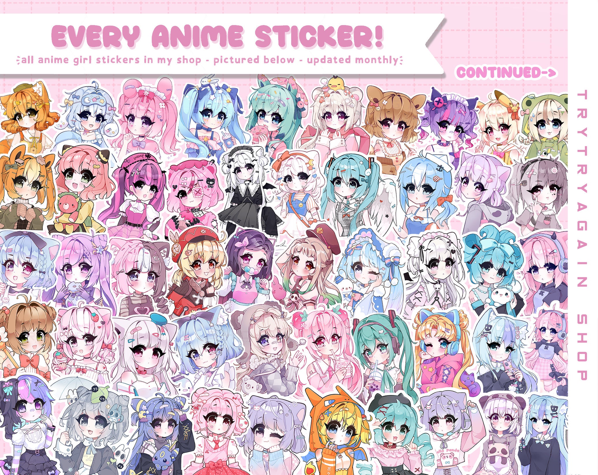 how to make anime stickers ( 3 ways! ) 🍡 