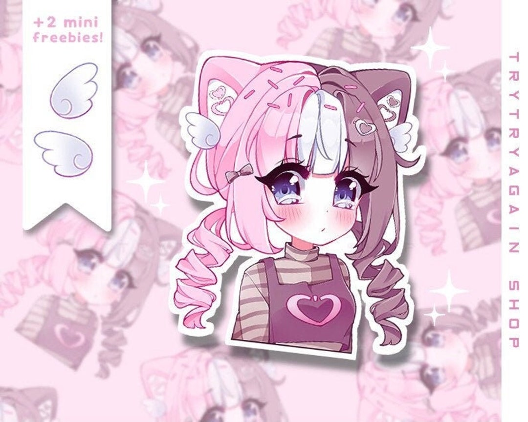 Nice Anime Girl Aesthetic Uwu Sticker - Nice Anime Girl Aesthetic