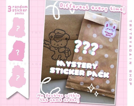 Mystery Sticker Box (12 stickers inside)