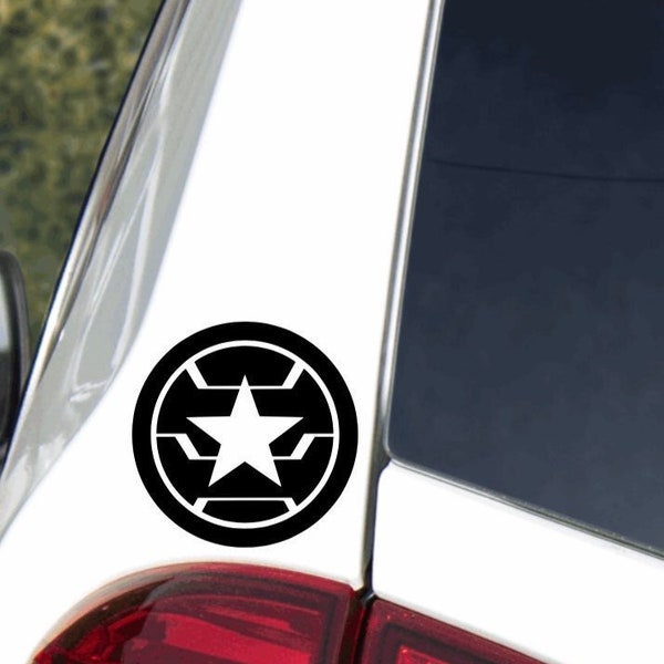 Winter Soldier inspired decal. Bucky Barnes sticker. Til the end of the line. You are my mission. Marvel series laptop car decal