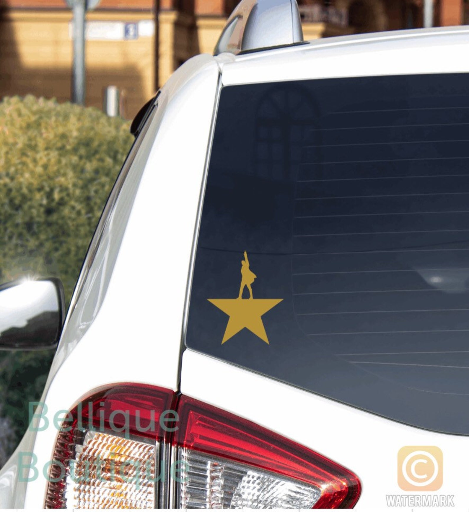 Hamilton musical star logo car decal sticker laptop decal Etsy