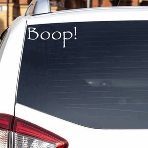 Schitt’s Creek Alexis inspired Boop! Decal, laptop sticker, Alexis Rose decal.