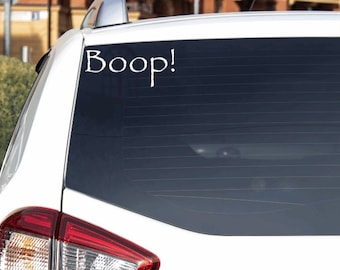 Schitt's Creek Alexis Rose Inspired "Boop!" Decal