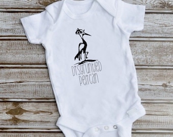 Schitts Creek Disgruntled Pelican Baby Tee or Onesie