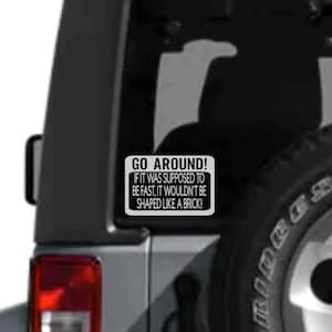 Go Around Brick Decal - Funny off Road Jeep/truck/bronco Sticker - Etsy