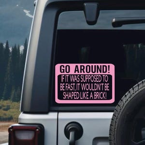 Go Around Brick Decal - Funny off Road Jeep/truck/bronco Sticker - Etsy