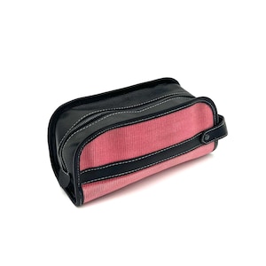 Rode canvas brandweerslang toilettas/Dopp Kit LIMITED- Fire Academy graduatiecadeau, brandweerman cadeau, First Responder cadeau,