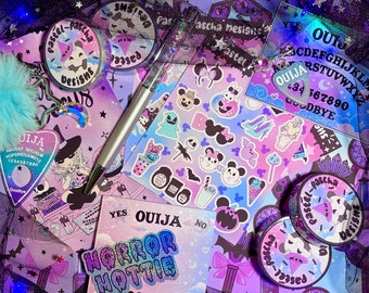 Paquete De 35 Papel Pastel Goth Pegatinas Set 2