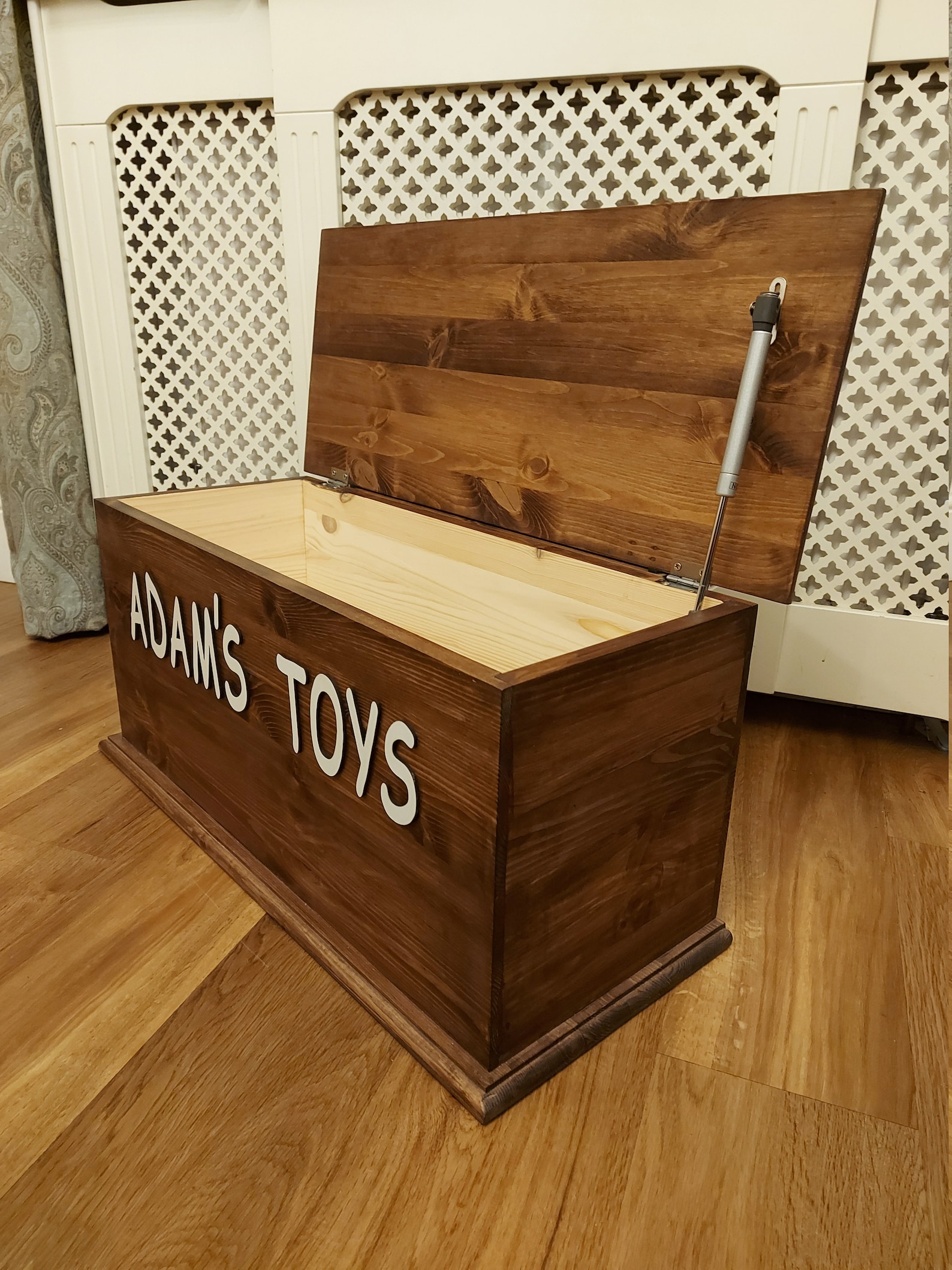 Custom Made Personalised Wooden Toy Box Etsy UK