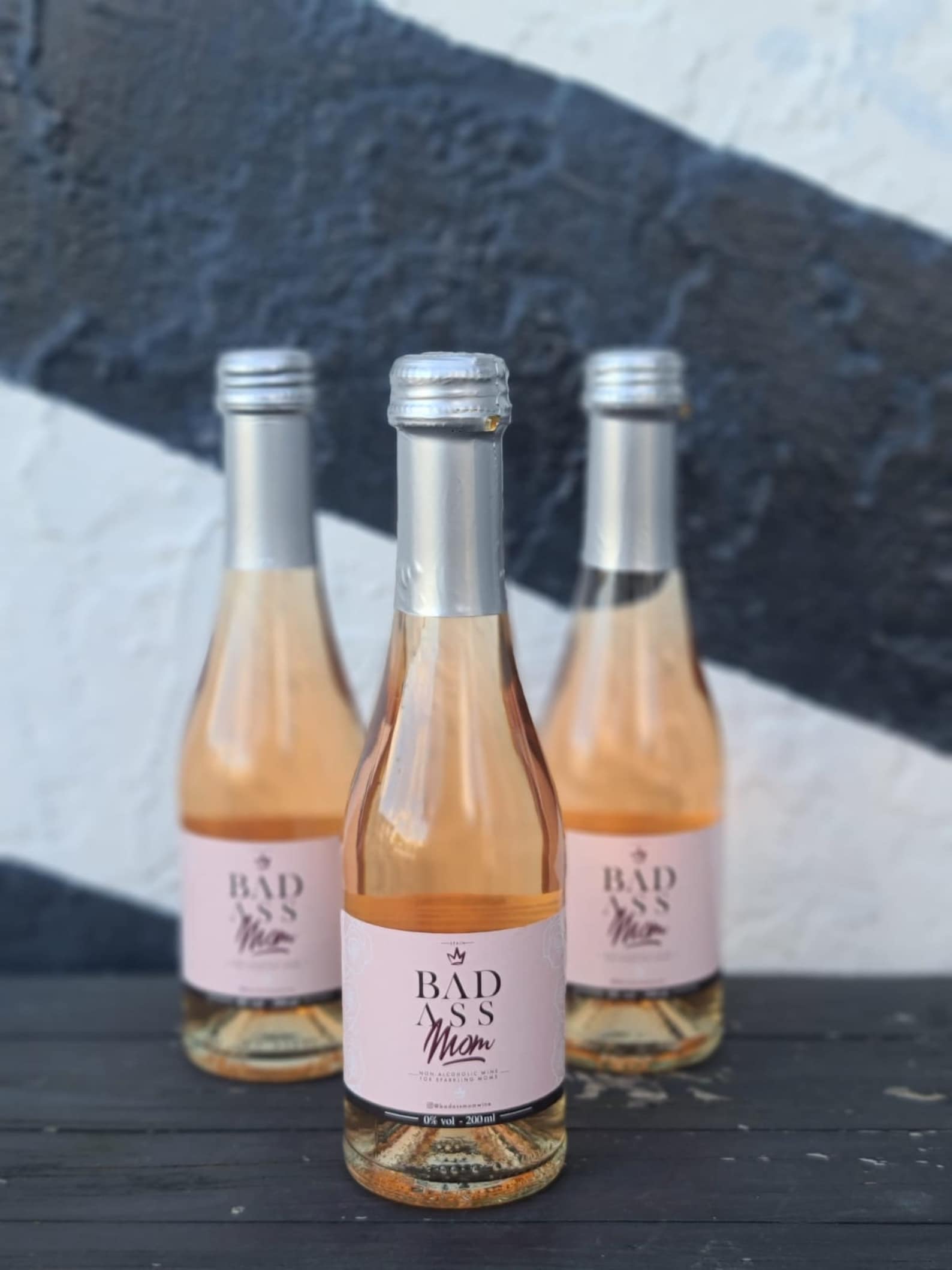 Mini Sparkling Rosé Non Alcoholic Wine Baby Shower Gift Etsy