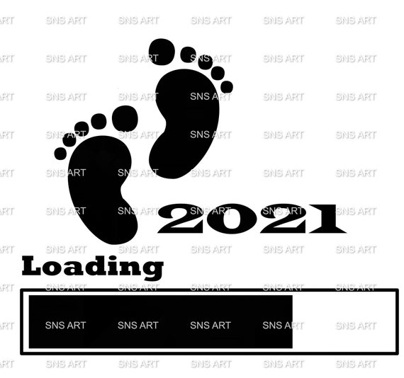 Download Baby Loading Pregnancy 2021 Commercial Use Svg Design Svg Pdf Etsy