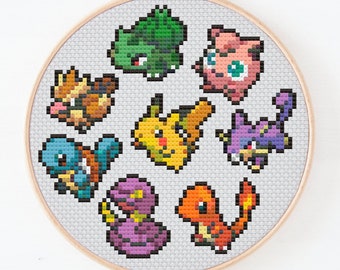 ポケモン 刺繍デザイン集  STORY EMBROIDERY 今まで刺繍したポケモンたち : r/Embroidery