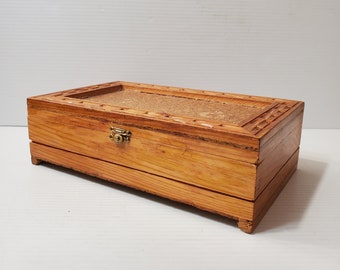 Wooden Keepsake Box, Wooden Chest, Wooden Box, Small Treasure Chest, Wooden Jewelry Box, Treasure Box, Memory Box, Jewelry Organizer