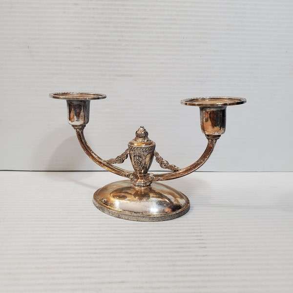 Vintage candelabra candle holders/ 2 arm candelabras/ candelabra perfect for wedding Vintage silver plated Candle Holder - Table Display