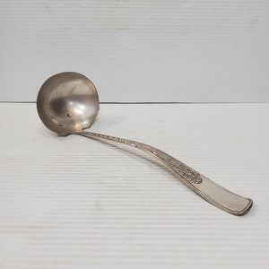 1920/30s Silver Plate Ladle - Old Sauce Ladle - Soup Ladle - Gravy Ladle - Silver Plate Tableware - Dining Accessories