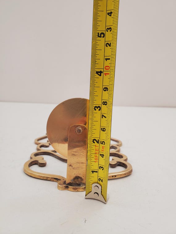 ヴィンテージ真鍮壁取り付け用燭台キャンドルホルダー真鍮壁取り付け用