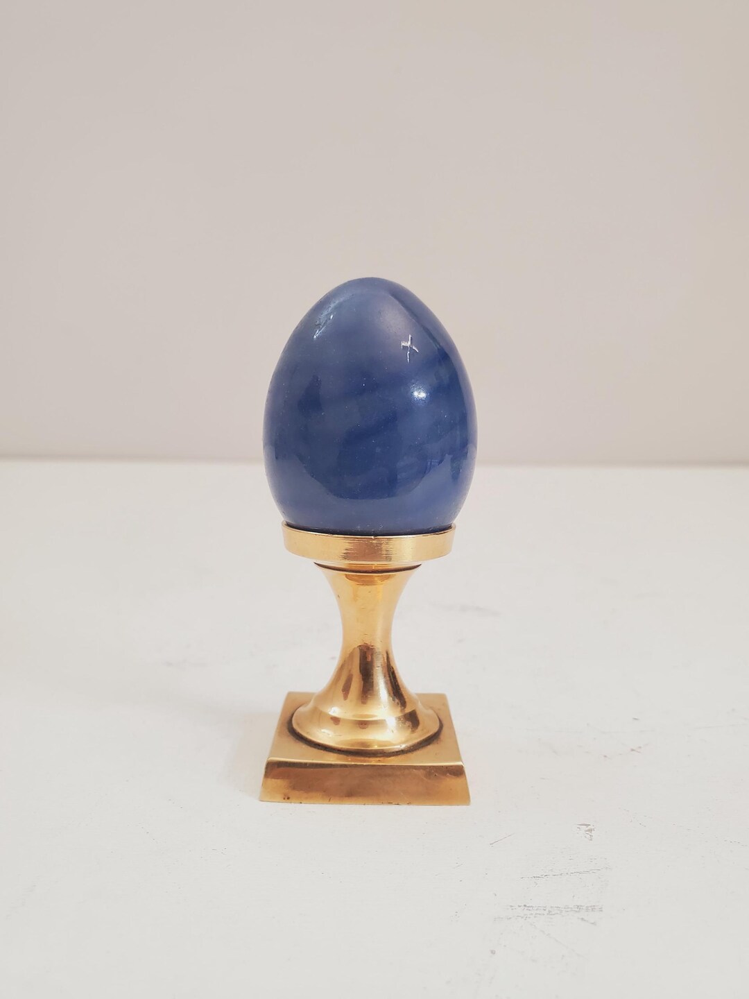 手彫りの卵、ブルークリスタルスカル、オニキスエッグ、天然クォーツ