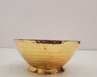 Vintage Brass Plate,small Brass Plate, Carved Trincket Plate, Carved Brass Plate, brass decor Brass Bowl || Vintage Bowl for Fruits, Candy