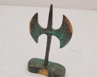 Knossos Labrys Double Axe Double Edge Roman Viking Battle Axe
