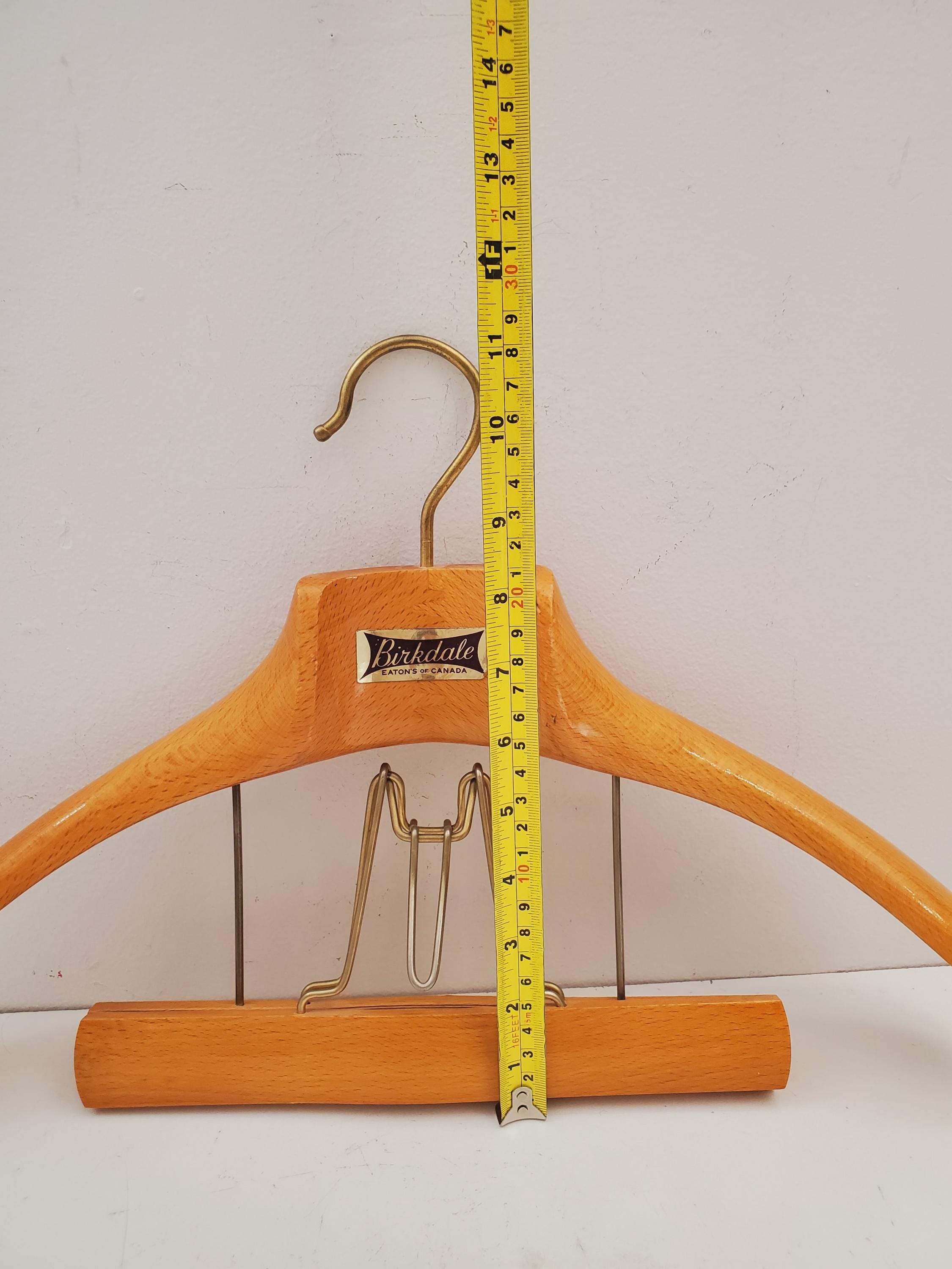 Vintage Birkdale Quality Maple Wood Clothes Hanger - Suit Jacket