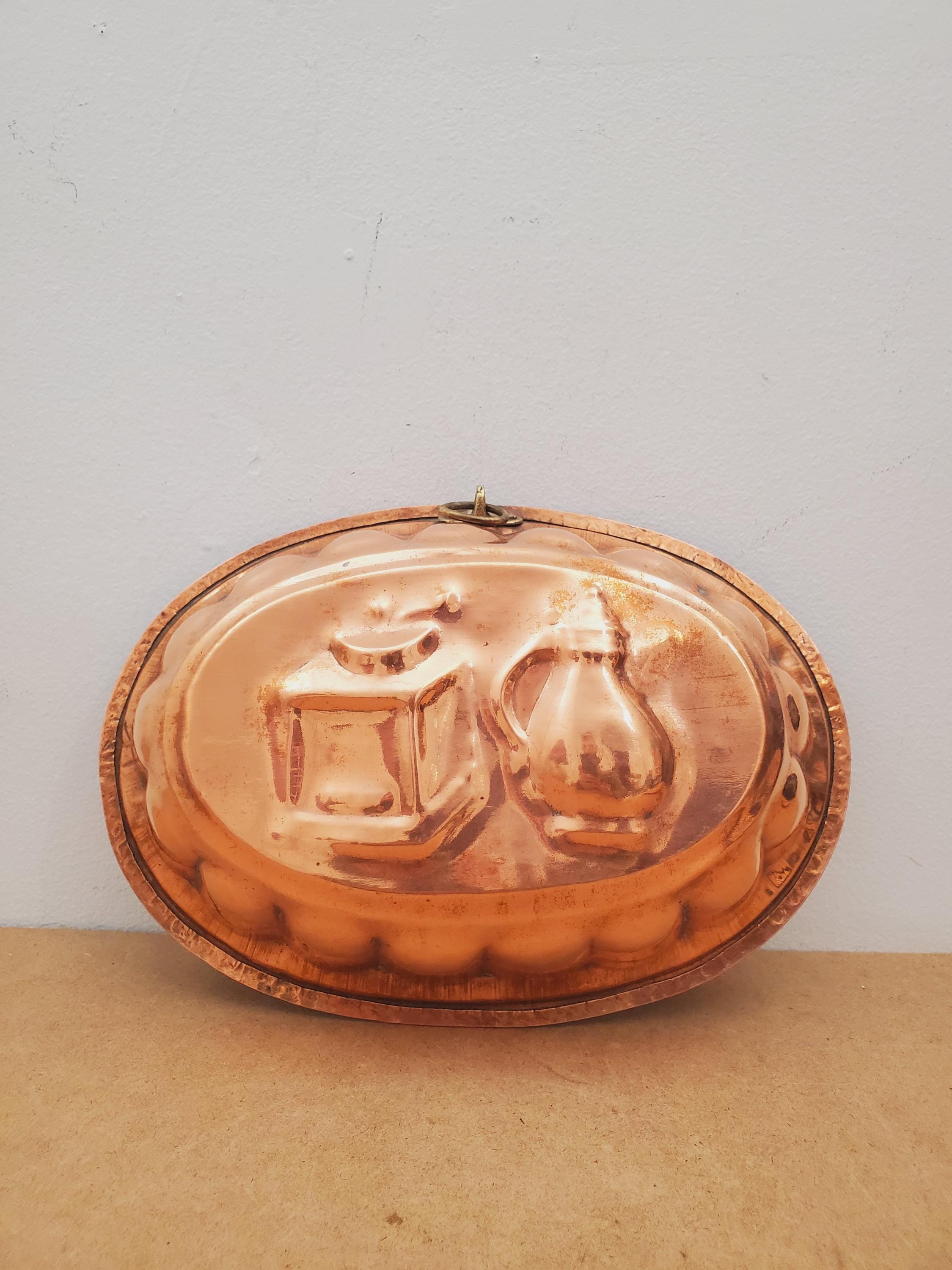 Copper Cake / Dessert Mold. Beautiful, Vintage, French
