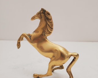 ヴィンテージの10セントストアの真鍮製ミニテーブルと椅子のセット